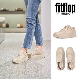 핏플랍 FITFLOP (FFSO4F049) 24FW 랠리 EVO 레더 크림 여성 스니커즈