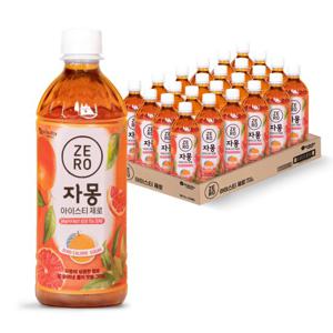 맥널티 자몽 아이스티 제로칼로리 음료 500ml 24개입