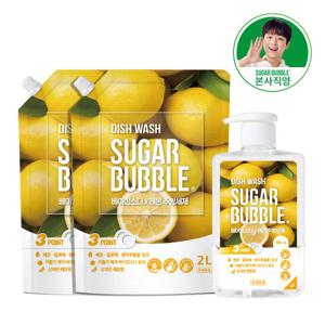 슈가버블 베이킹소다 레몬 주방세제 750ml+1.2Lx2개