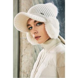 [ELORD] WOMEN KNIT MIXED HAT(Ivory)_NURCW24410IVX