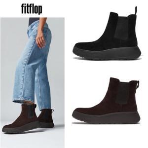 핏플랍 FITFLOP FFSO4F605CL 24FW F-모드 첼시 스웨이드 여성 앵클부츠 2종택1