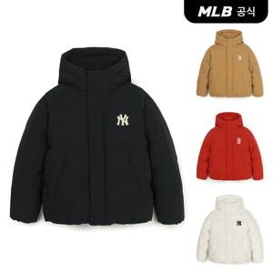 [MLB공식] 바시티 후드 숏패딩 (4COLOR)