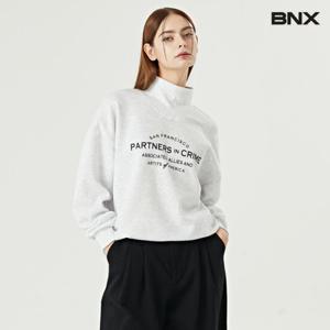 BNX 터틀 레터링 기모맨투맨 (BW4TS016L0)