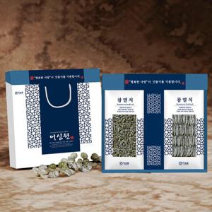 [어부마음] 햇살 선물세트 3호 (국물용멸치150g+자른미역60g)