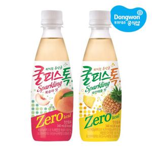 [동원xGS] 쿨피스톡 제로 340ml x24병 복숭아/파인애플/ZERO