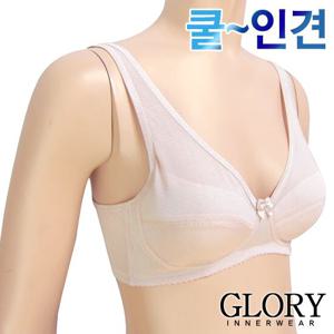 [글로리]쿨~인견 노와이어 풀컵브라1종(GBR1652)80B~95B