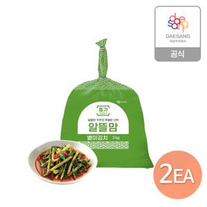 종가 알뜰맘 열무김치 6kg (3kg+3kg)