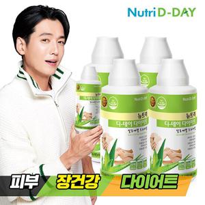 뉴트리디데이 다이어트 유기농 알로에겔 청포도맛 1000ml 4개