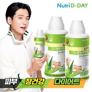 뉴트리디데이 다이어트 유기농 알로에겔 청포도맛 1000ml x 2개