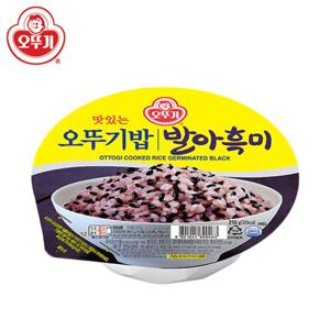 맛있는 오뚜기밥 발아흑미 210g 12개