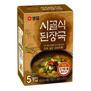 샘표 시골식 된장국 40g