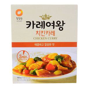 청정원 카레여왕 치킨카레160g