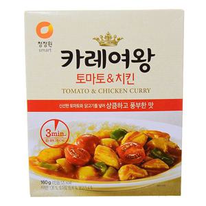 청정원 카레여와 토마토&치킨160g