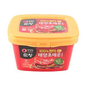 청정원 순창 100%현미 태양초 매운고추장500g