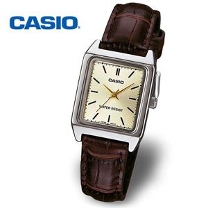 [정품] CASIO 카시오 여성 정장 가죽시계 LTP-V007L-9EDF