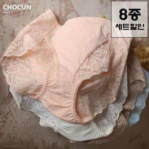 [초끈][8종세트]퓨어코튼60수면거들팬티보정팬티