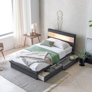 동서가구 세렌 LED 편백 수납 SS침대+본넬매트리스 DF909522