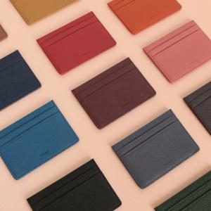 D.LAB Leather simple card wallet - 13 color