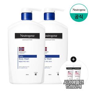 [뉴트로지나] 데일리 바디워시 950ml x2+(증)시카로션15ml 2개