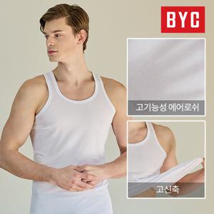 [BYC] 남성 쾌적한 에어로쉬 민소매 런닝 5매