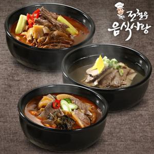 [전철우] 나주곰탕 600g x 2+장터국밥 600g x 2+육개장 600g x 2