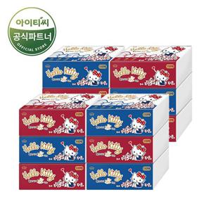 [12일 하루특가] 헬로키티 뽑아쓰는 팝업티슈 골드(110매x12개) 1000원 특별쿠폰
