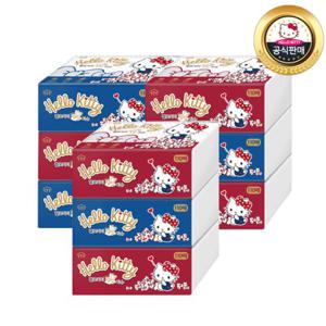 헬로키티 뽑아쓰는 팝업티슈 골드(110매x9개)