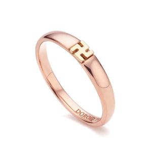 [도로시] 14k 작은 만자 콤비반지