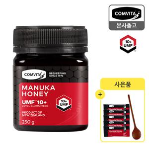 콤비타 UMF 10+ 마누카꿀 250g + 꿀스틱7개 + 나무스푼