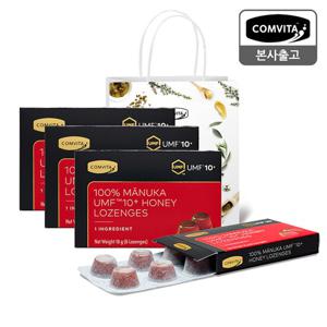 콤비타 UMF10+ 순수 마누카꿀캔디 로젠지6개입x 3개 세트 (쇼핑백)