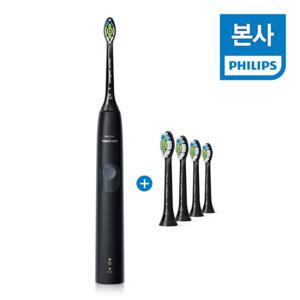 PHILIPS 소닉케어 프로텍티브클린 4300 블랙 HX6414/01+HX6064/9