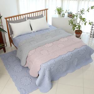 [리앤데코] 로엠플라워 워싱스프레드 카페트200X230CM