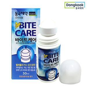 [동국제약] 바이트케어 50ml 모기가려움 물렸을때약 모기물파스 아이스겔 모기밤 1개
