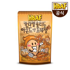 [본사직영] 바프 카라멜 솔티드 아몬드 앤 프레첼 190g