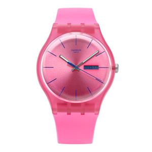 SWATCH 스와치 SUOP700 New Gent Pink Rebel 남여공용 젤리시계