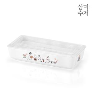 [삼미수저] 무민 더키친 직사각 수저통