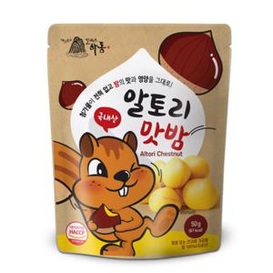 [알토리] 100%국내산 알토리 맛밤 50g 10봉