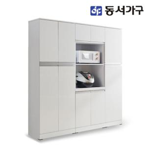 동서가구 솔트 글로시 1800 렌지대 수납장세트 mct017