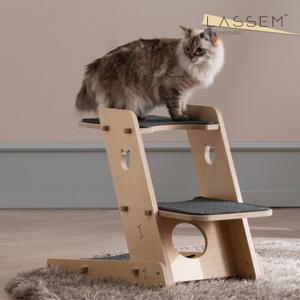 모넬로 자작나무 원목 고양이 오리 캣타워 기본형 GOCT1963