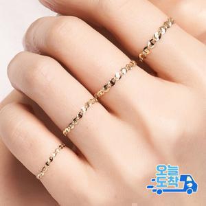 [엘렌쥬얼리]14K Flat 체인 반지 Type A