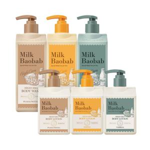 [밀크바오밥] 하이세라 바디워시 500ml+바디로션 250ml