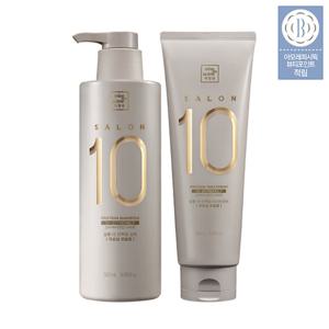 미쟝센 살롱10 단백질 극손상모발용 샴푸500ml+트리트먼트250ml