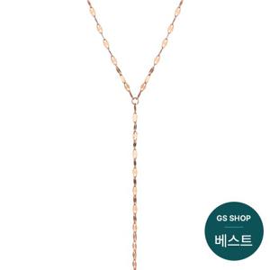 [도로시] 14k 샤인 엘르 Y 체인 목걸이_45cm+드롭체인15cm