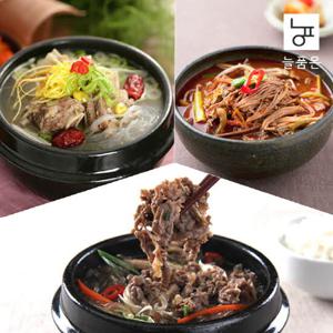[늘품은] 명품갈비탕3팩+육개장3팩+뚝불3팩