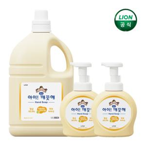 아이깨끗해 핸드워시 순 4.5Lx1개 + 순 공용기 490mlx2개