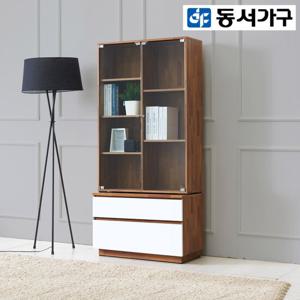 동서가구 모르 800 2단 유리 장식장 DF918496