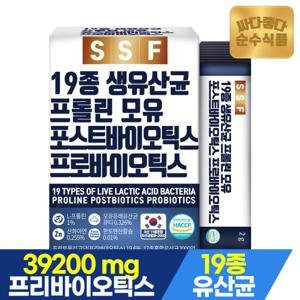 순수식품 19종 생유산균 100포 x 1박스 실속형 프롤린 유익균