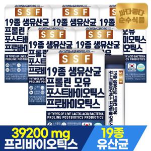 순수식품 19종 생유산균 100포 x 6박스 실속형 프롤린 유익균