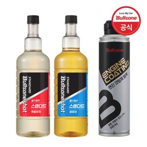 [불스원] 불스원샷 스탠다드 500ml+엔진코팅제 블랙