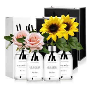 코코도르 W 디퓨저 200ml X 4개 + 장미2P+해바라기2P+쇼핑백2P